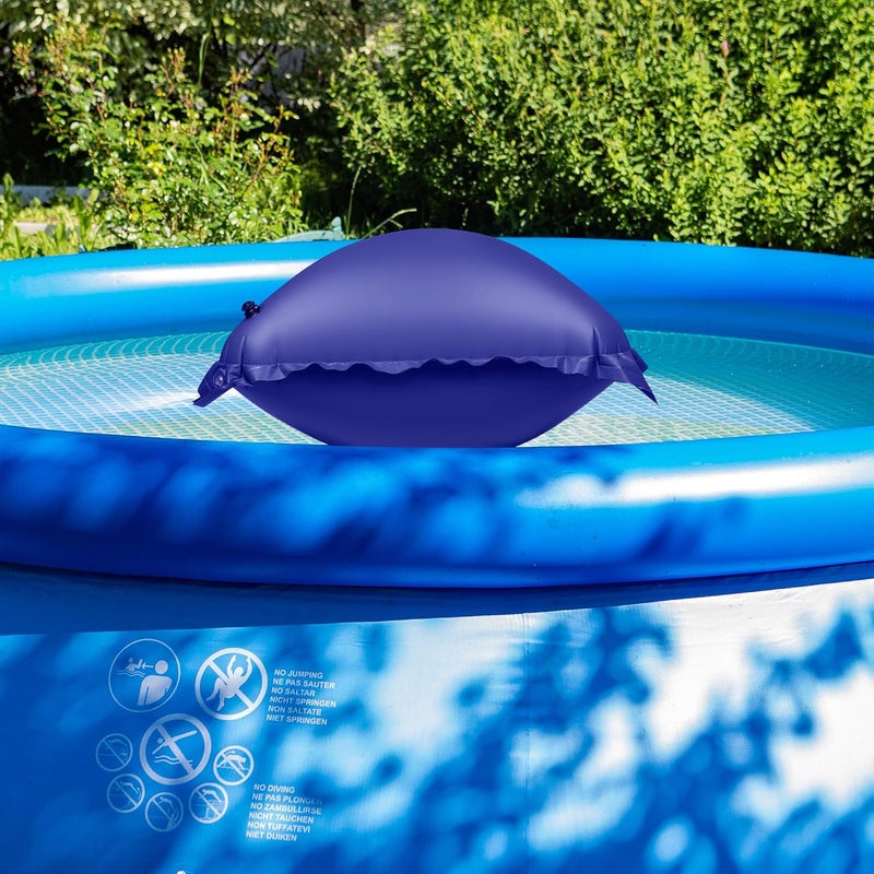 CACSPS 3 Pack Pool Pillow for for Above Ground Pools, 4x4 Ft Pool Air Pillow for Closing Winter Pool Winterizing Kit for Ground Pool, 0.5mm PVC Material, 2X 16.5Ft Rope (Blue) - Image 4